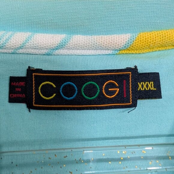 Coogi Embroidered T Shirt Mens Size XXXL Blue More Than A Sweater Cotton Graphic - Picture 5 of 13